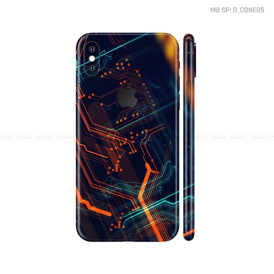 Dán Skin IPhone X Series Hình Công Nghệ | D_CONE05