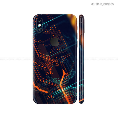 Dán Skin IPhone X Series Hình Công Nghệ | D_CONE05