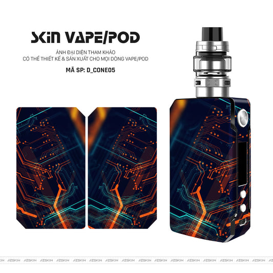 Dán Skin Vape Hình Công Nghệ | D_CONE05
