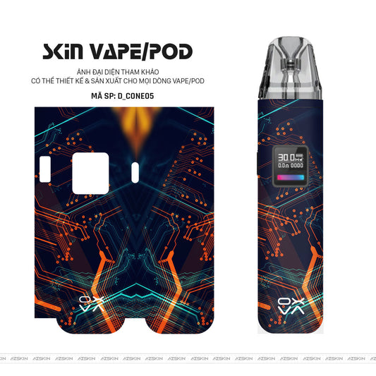 Dán Skin Pod Hình Công Nghệ | D_CONE05