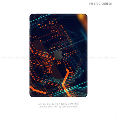 Dán Skin IPad Gen Series Hình Công Nghê | D_CONE05