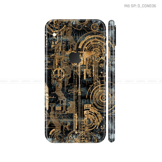 Dán Skin IPhone X Series Hình Công Nghệ | D_CONE06