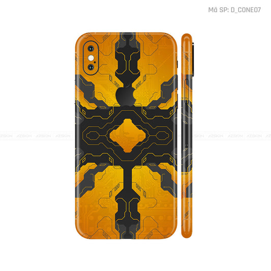 Dán Skin IPhone X Series Hình Công Nghệ | D_CONE07
