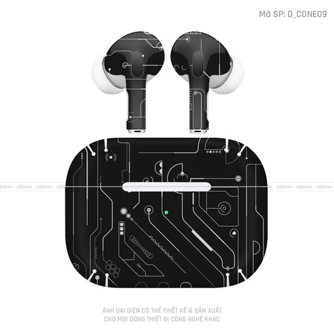 Dán Skin Airpod Pro/ Pro 2 Hình Công Nghệ | D_CONE09