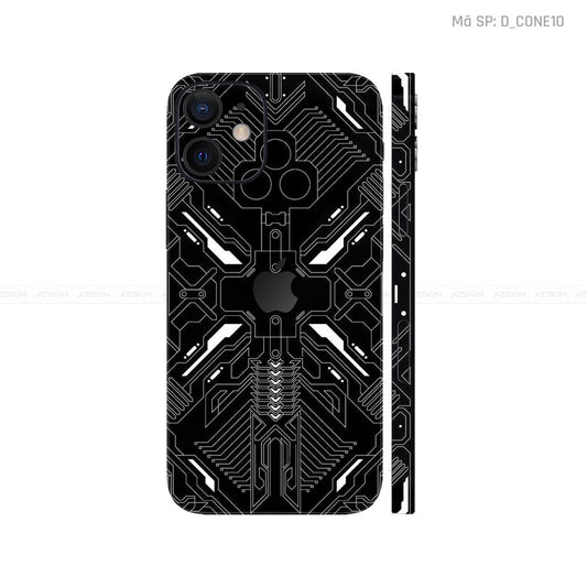 Dán Skin IPhone 12 Series Hình Công Nghệ | D_CONE10