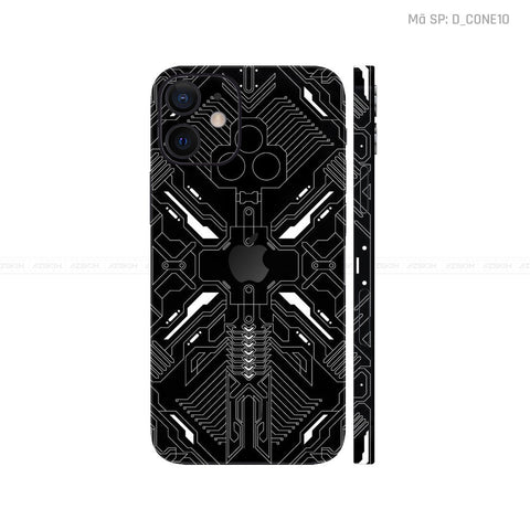 Dán Skin IPhone 12 Series Hình Công Nghệ | D_CONE10