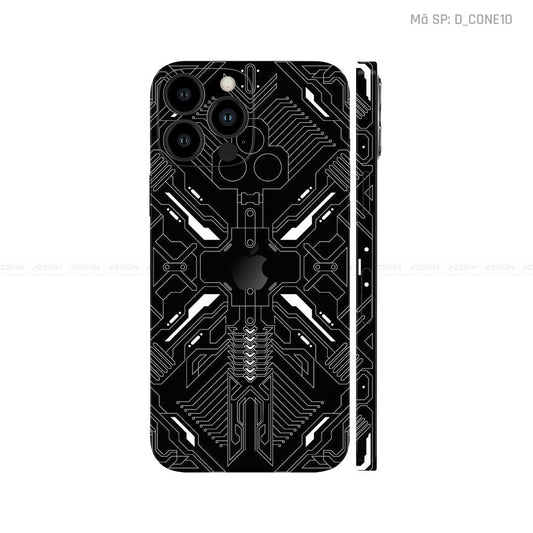 Dán Skin IPhone 12 Series Hình Công Nghệ | D_CONE10