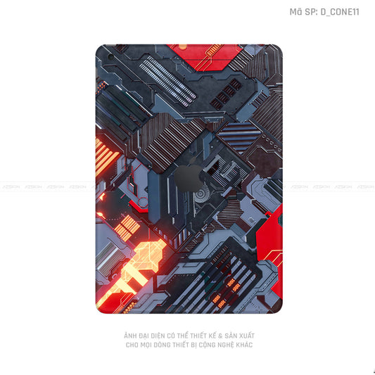 Dán Skin IPad Gen Series Hình Công Nghê | D_CONE11