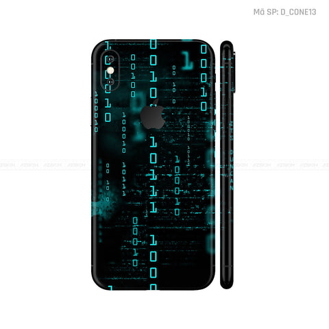 Dán Skin IPhone X Series Hình Công Nghệ | D_CONE13