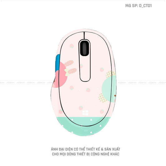 Skin Dán Chuột Microsoft Hình Dễ Thương | D_CT01