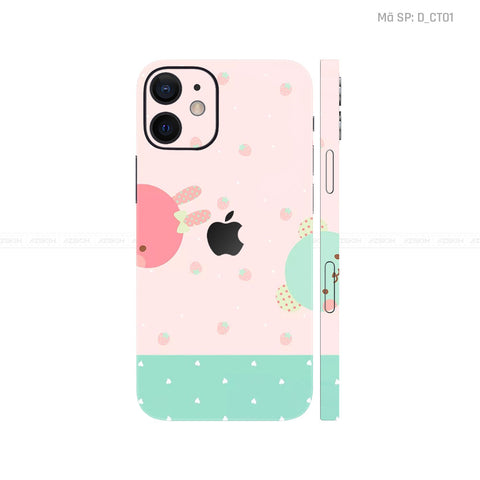 Dán Skin IPhone 12 Series Hình Dễ Thương | D_CT01