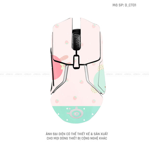 Skin Dán Chuột Steelseries Hình Dễ Thương | D_CT01