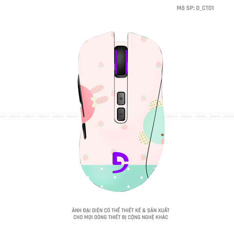 Skin Dán Chuột Fuhlen Hình Dễ Thương | D_CT01