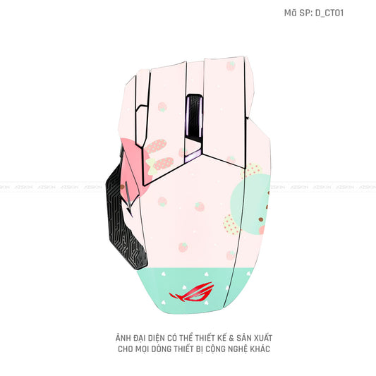 Skin Dán Chuột Asus Hình Dễ Thương | D_CT01