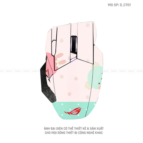 Skin Dán Chuột Asus Hình Dễ Thương | D_CT01