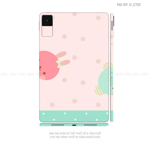 Dán Skin Máy Tính Bảng Xiaomi Mipad Hình Dễ Thương | D_CT01