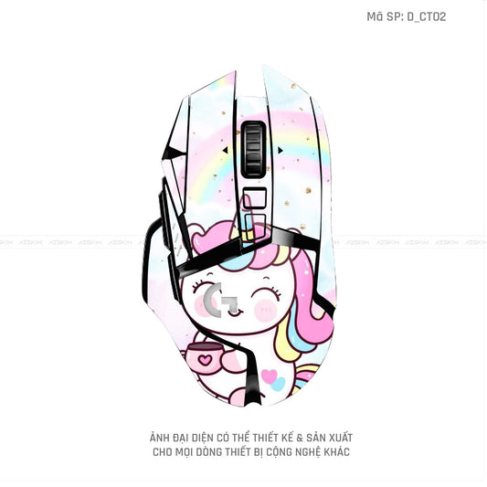 Skin Dán Chuột Logitech Hình Dễ Thương | D_CT02