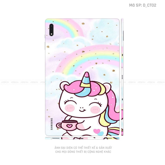 Dán Skin Galaxy Tab S8 Series Hình Dễ Thương | D_CT02