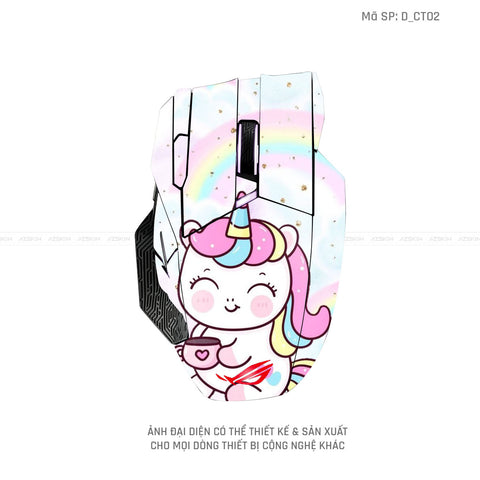 Skin Dán Chuột Asus Hình Dễ Thương | D_CT02