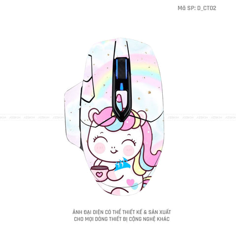 Skin Dán Chuột Corsair Hình Dễ Thương | D_CT02