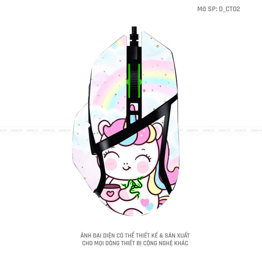Skin Dán Chuột Razer Hình Dễ Thương | D_CT02