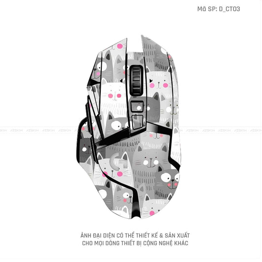 Skin Dán Chuột Logitech Hình Dễ Thương | D_CT03