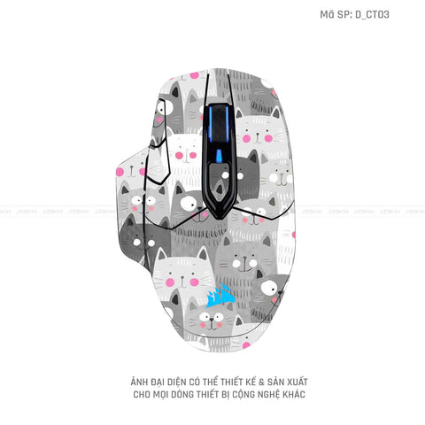 Skin Dán Chuột Corsair Hình Dễ Thương | D_CT03