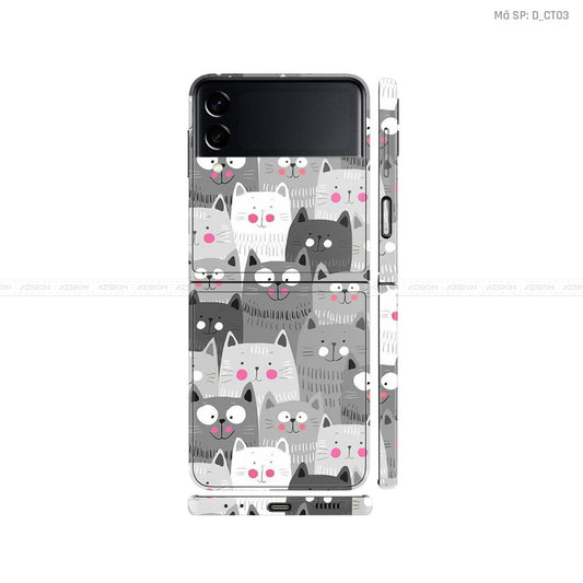 Dán Skin Galaxy Zflip3 Hình Dễ Thương | D_CT03