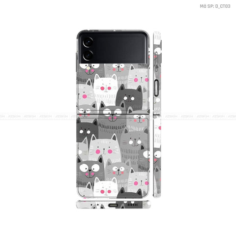 Dán Skin Galaxy Zflip3 Hình Dễ Thương | D_CT03