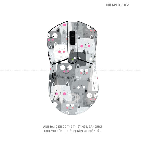 Skin Dán Chuột Dareu Hình Dễ Thương | D_CT03