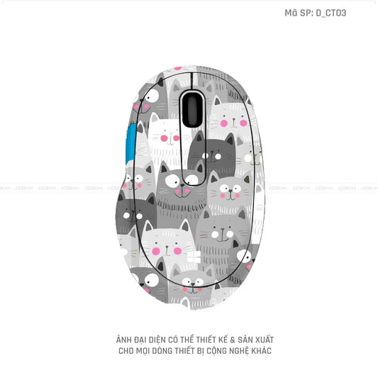 Skin Dán Chuột Microsoft Hình Dễ Thương | D_CT03