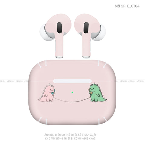 Dán Skin Airpod Pro/ Pro 2 Hình Dễ Thương | D_CT04