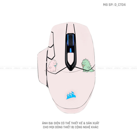 Skin Dán Chuột Corsair Hình Dễ Thương | D_CT04