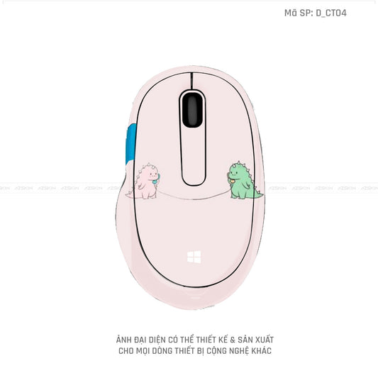 Skin Dán Chuột Microsoft Hình Dễ Thương | D_CT04