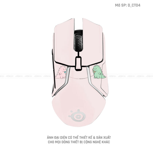 Skin Dán Chuột Steelseries Hình Dễ Thương | D_CT04