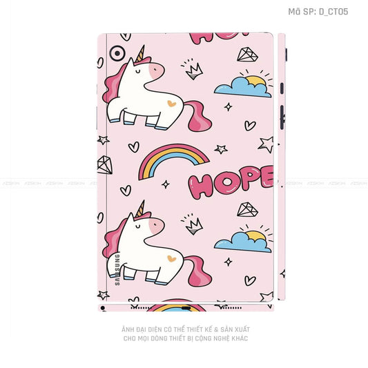 Dán Skin Galaxy Tab A Series Hình Dễ Thương | D_CT05