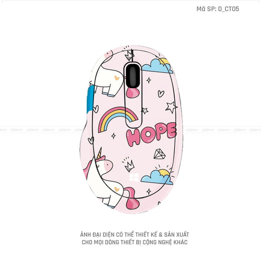 Skin Dán Chuột Microsoft Hình Dễ Thương | D_CT05