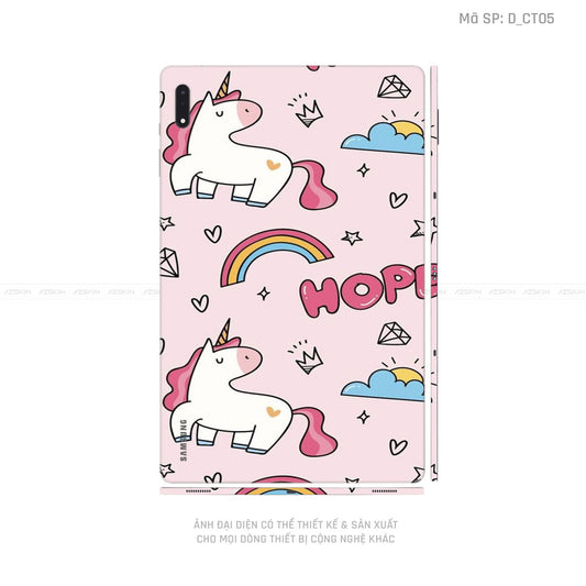 Dán Skin Galaxy Tab S7 Series Hình Dễ Thương | D_CT05