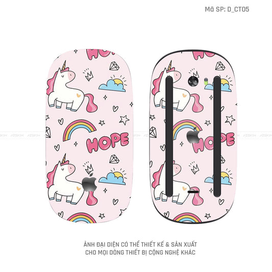 Skin Dán Chuột Apple Magic Mouse Hình Dễ Thương | D_CT05