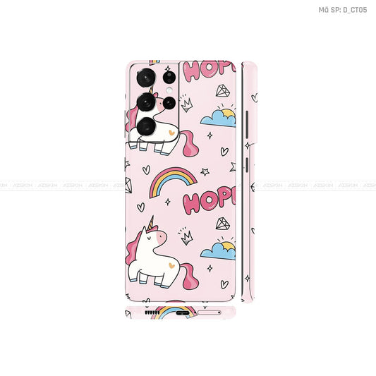Dán Skin Galaxy S21 Series Hình Ngựa Cute | D_CT05