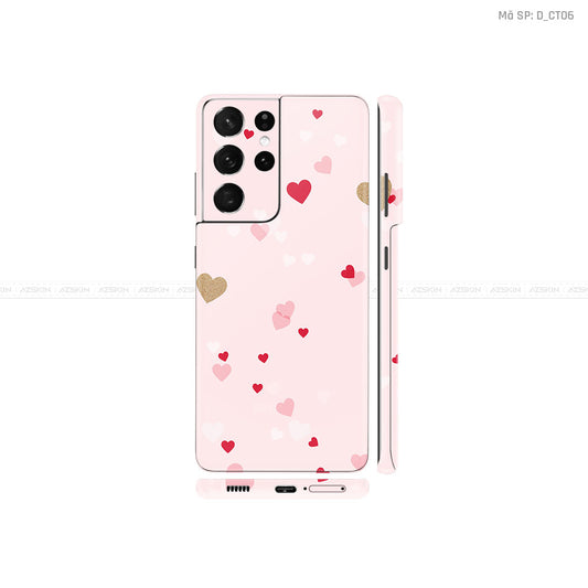 Dán Skin Galaxy S21 Series Hình Trái Tim | D_CT06