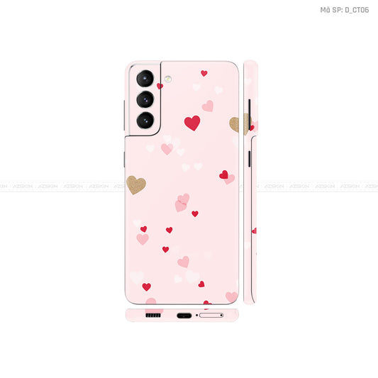 Dán Skin Galaxy S21 Series Hình Trái Tim | D_CT06