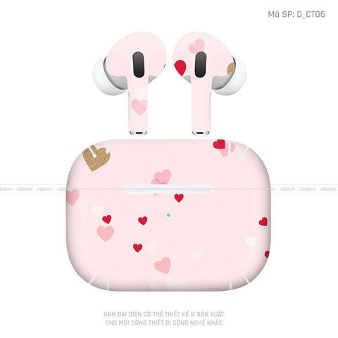 Dán Skin Airpod Pro/ Pro 2 Hình Dễ Thương | D_CT06