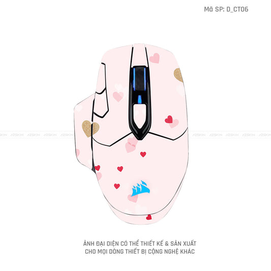Skin Dán Chuột Corsair Hình Dễ Thương | D_CT06