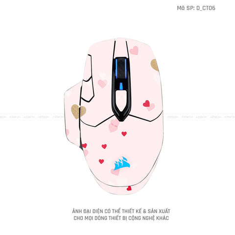 Skin Dán Chuột Corsair Hình Dễ Thương | D_CT06