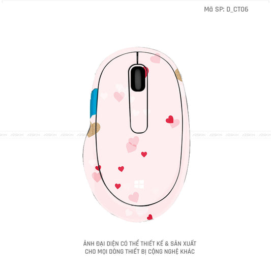 Skin Dán Chuột Microsoft Hình Dễ Thương | D_CT06