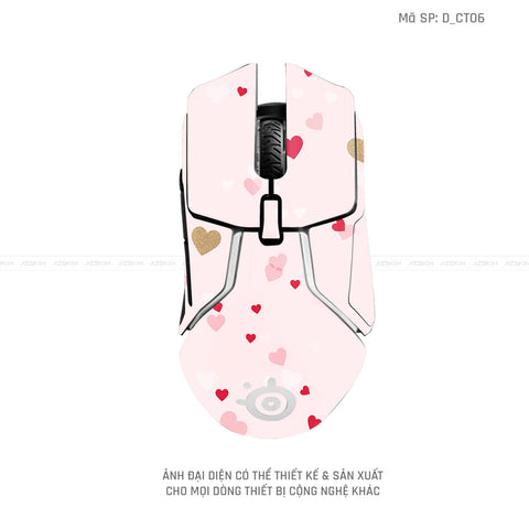 Skin Dán Chuột Steelseries Hình Dễ Thương | D_CT06