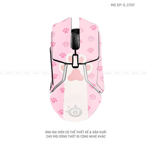 Skin Dán Chuột Steelseries Hình Dễ Thương | D_CT07