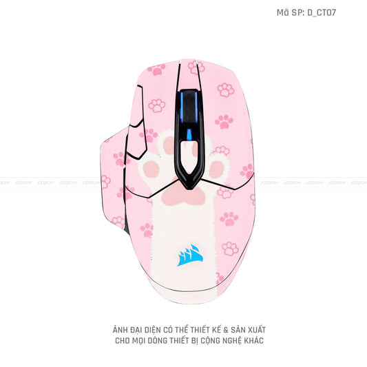 Skin Dán Chuột Corsair Hình Dễ Thương | D_CT07