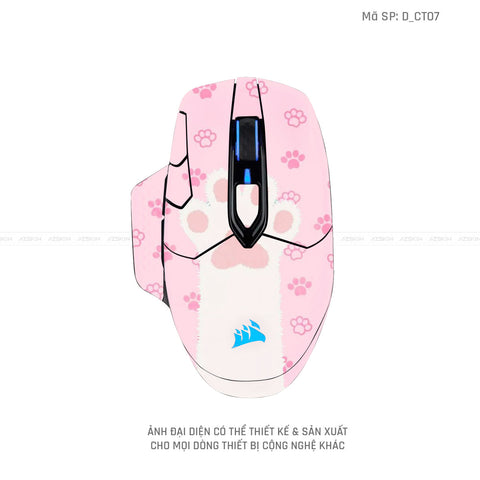 Skin Dán Chuột Corsair Hình Dễ Thương | D_CT07